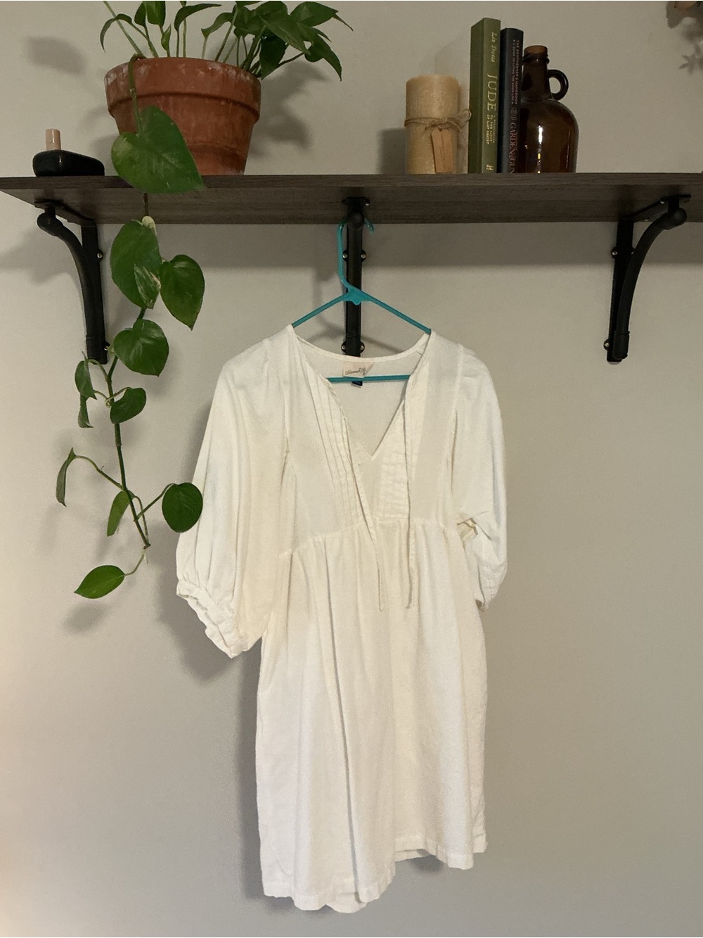 Universal Thread White Peasant Tunic Blouse